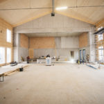 Innenausbau Saal I Dezember 2021