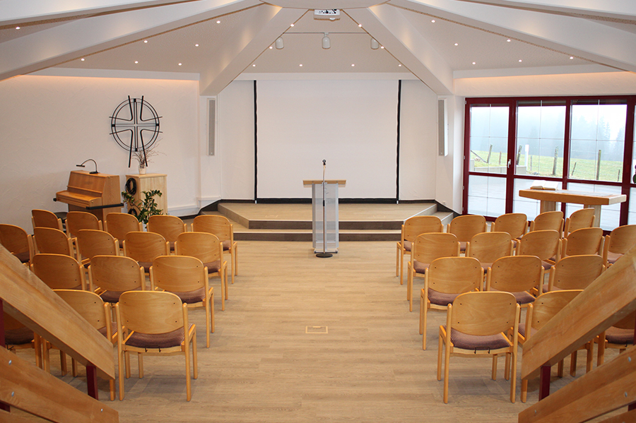 Kapelle für Gottesdienste und Vorträge